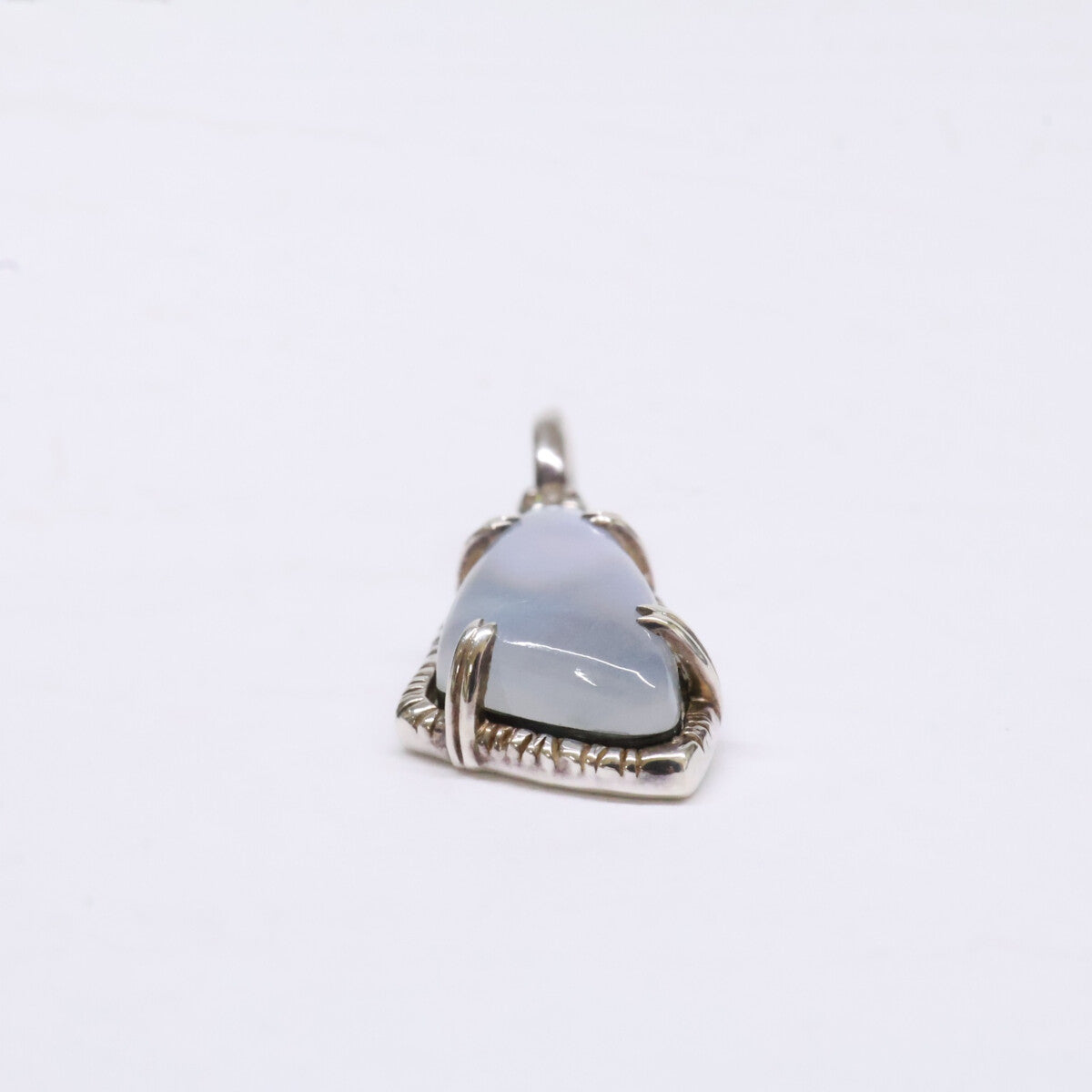 agete アガット 【美品】10244117395 SILVER 0.008 アバロンシェル ムーンストーン ダイヤモンド チャーム