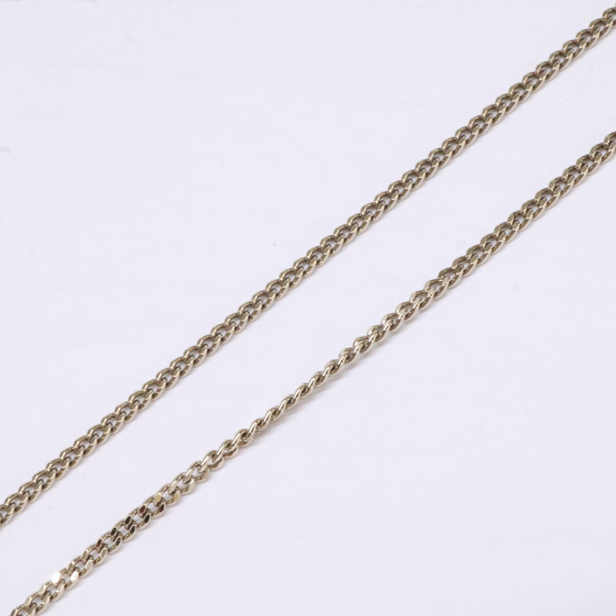 agete アガット 【美品】10153117084-03-999 K10 ダイヤモンドチャーム・SILVER925 チェーン ネックレス