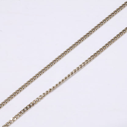 agete アガット 【美品】10153117084-03-999 K10 ダイヤモンドチャーム・SILVER925 チェーン ネックレス