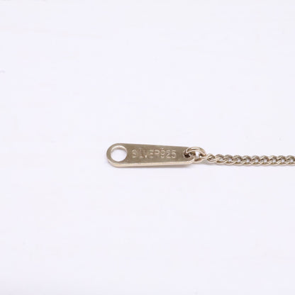 agete アガット 【美品】10153117084-03-999 K10 ダイヤモンドチャーム・SILVER925 チェーン ネックレス