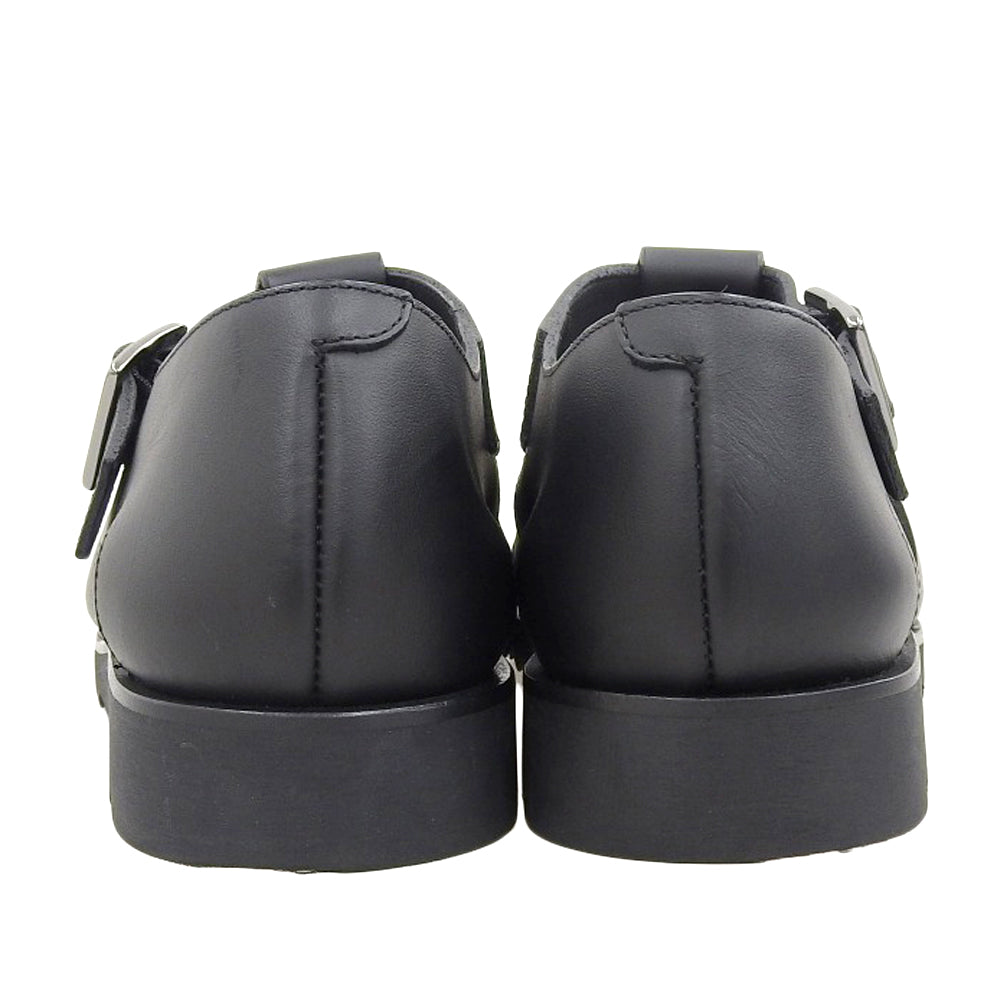 Paraboot パラブーツ 新品同様 パシフィック グルカサンダル シューズ メンズ レザー ブラック 40 シューズ