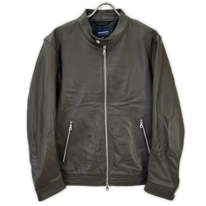 UnionStation ユニオンステーション M0854LJM001 ブラウン シープナッパシングルライダースジャケット ジャケット