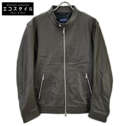 UnionStation ユニオンステーション M0854LJM001 ブラウン シープナッパシングルライダースジャケット ジャケット