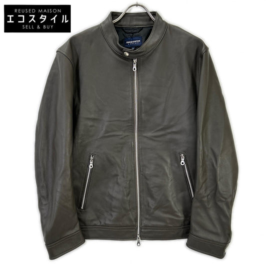 UnionStation ユニオンステーション M0854LJM001 ブラウン シープナッパシングルライダースジャケット ジャケット