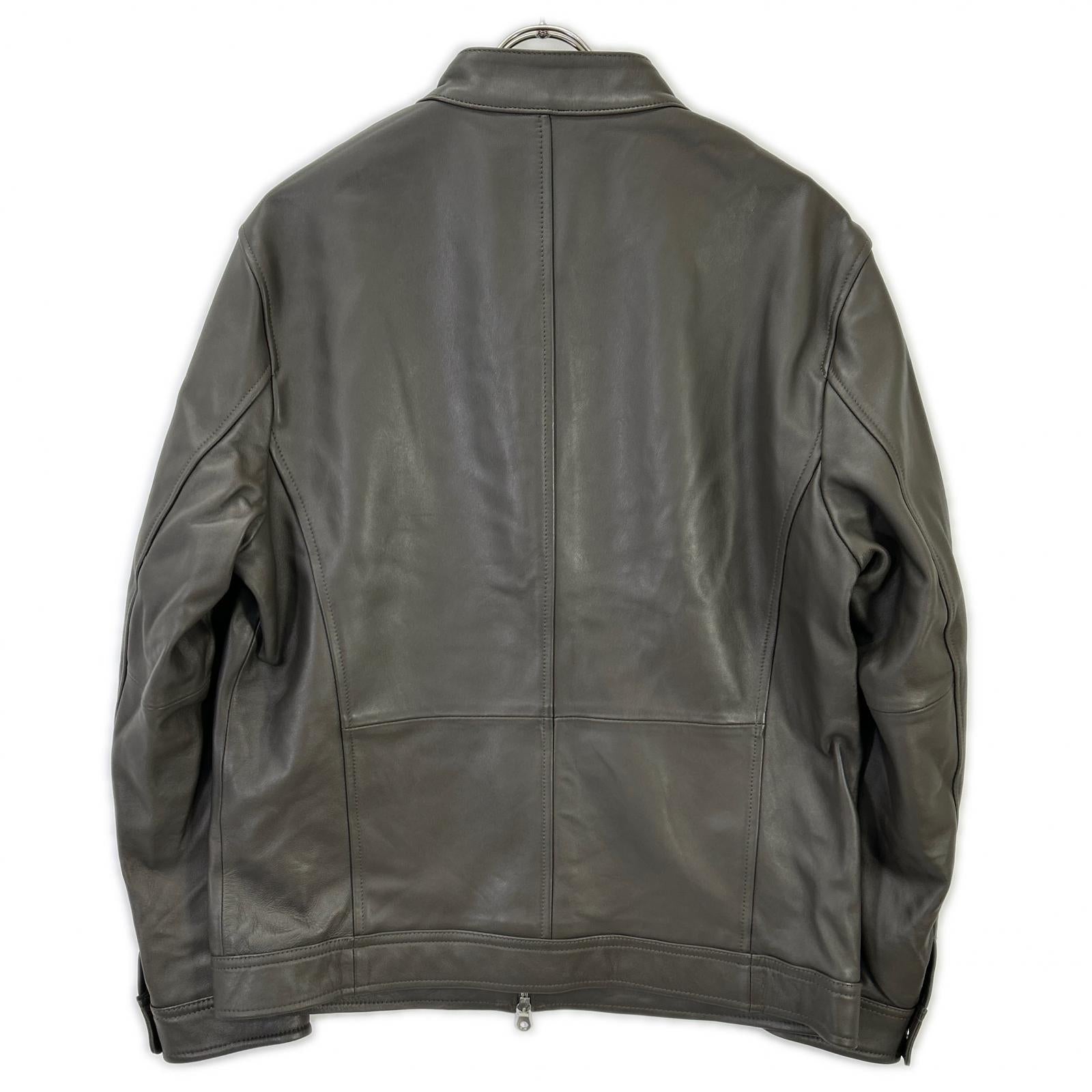 UnionStation ユニオンステーション M0854LJM001 ブラウン シープナッパシングルライダースジャケット ジャケット