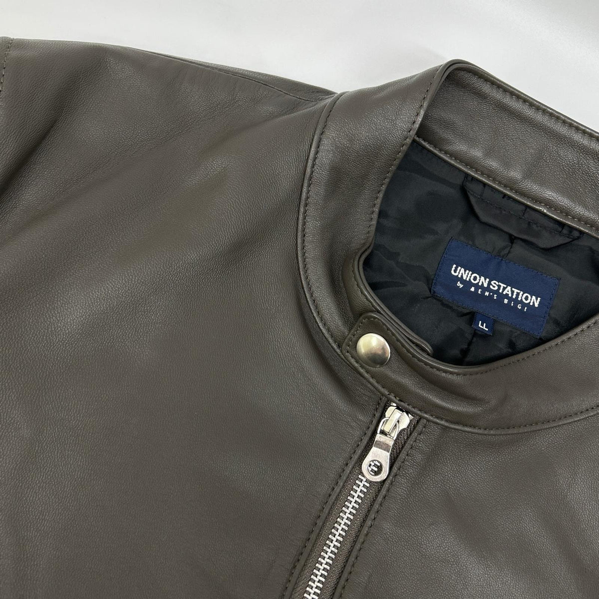 UnionStation ユニオンステーション M0854LJM001 ブラウン シープナッパシングルライダースジャケット ジャケット