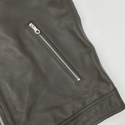 UnionStation ユニオンステーション M0854LJM001 ブラウン シープナッパシングルライダースジャケット ジャケット