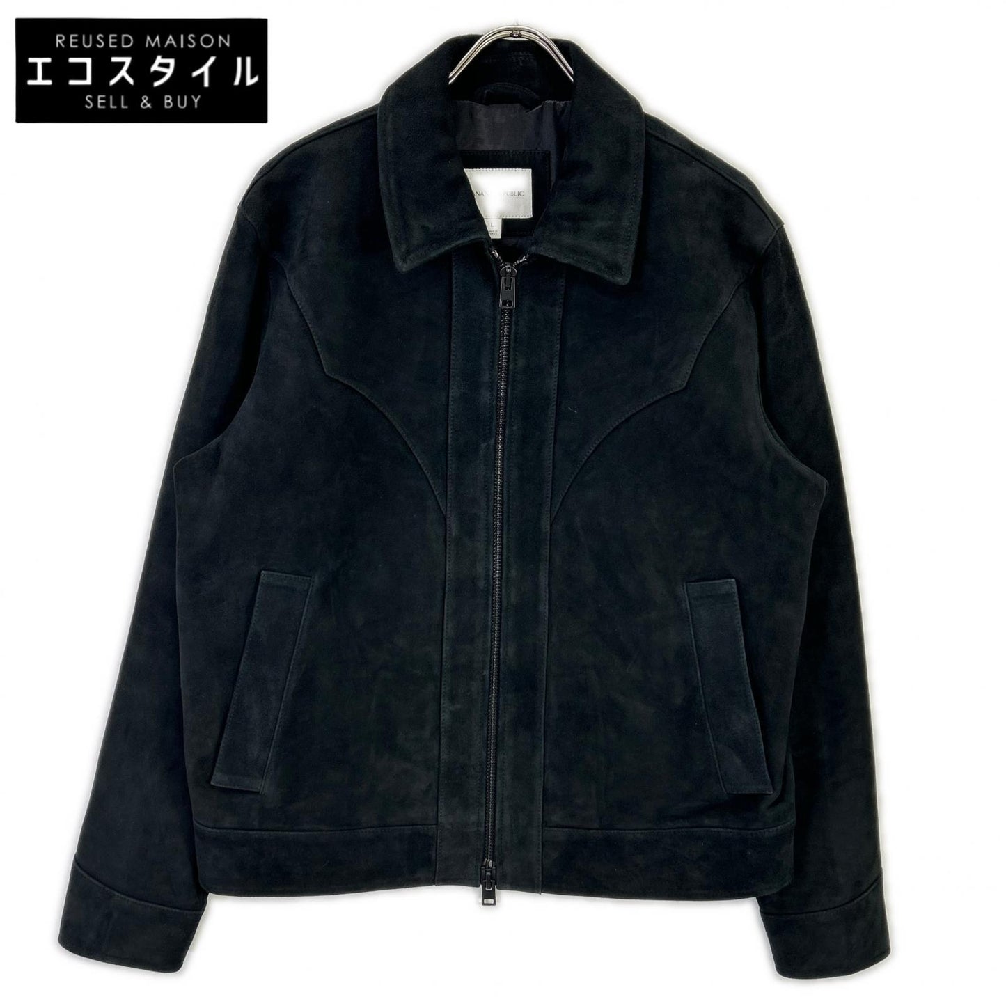 BANANA REPUBLIC バナナ リパブリック 25年 869869 ブラック スエード ウエスタン ジャケット ジャケット