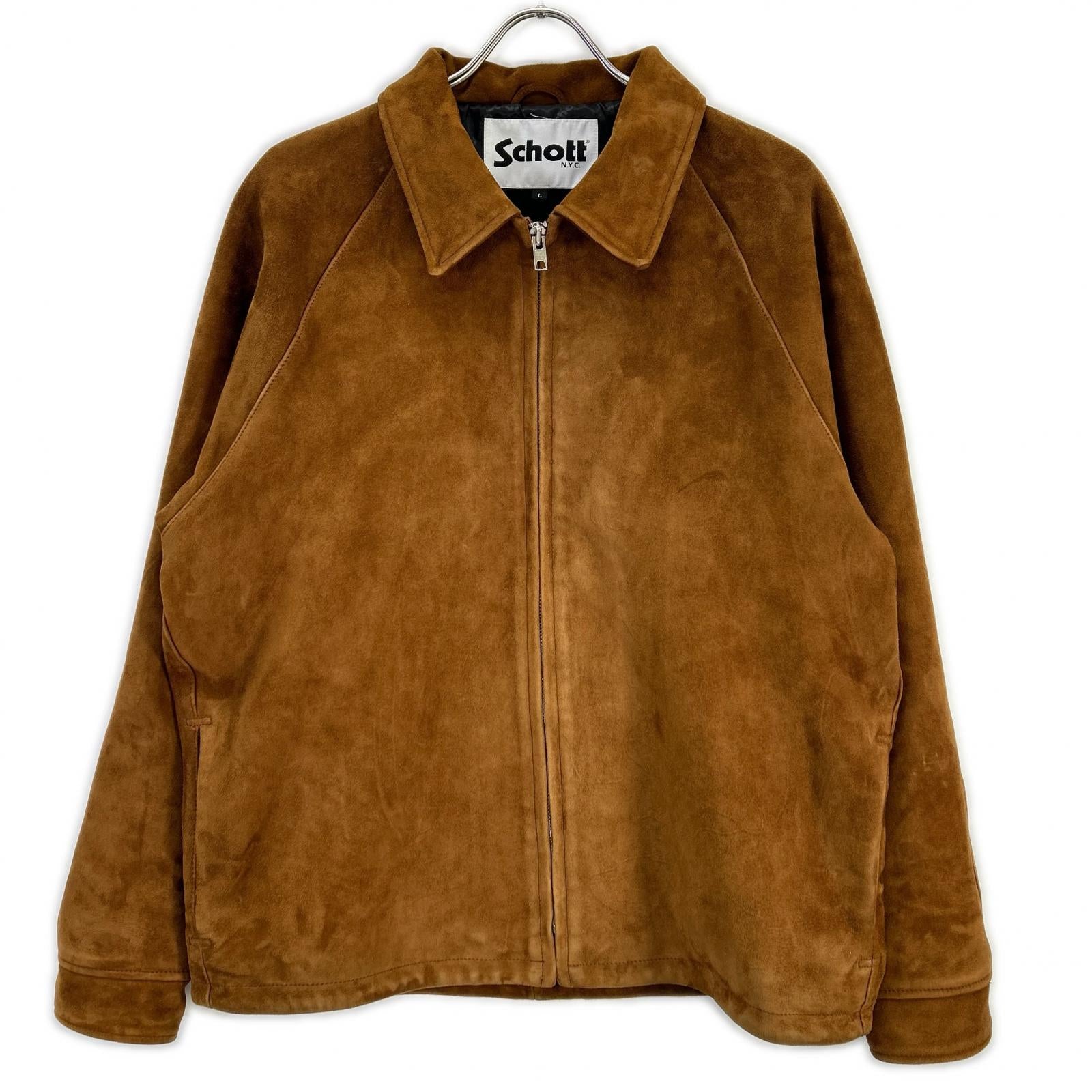 schott ショット 【別注】782-6150008 ブラウン ゴートスキン ブルゾン ジャケット ジャケット