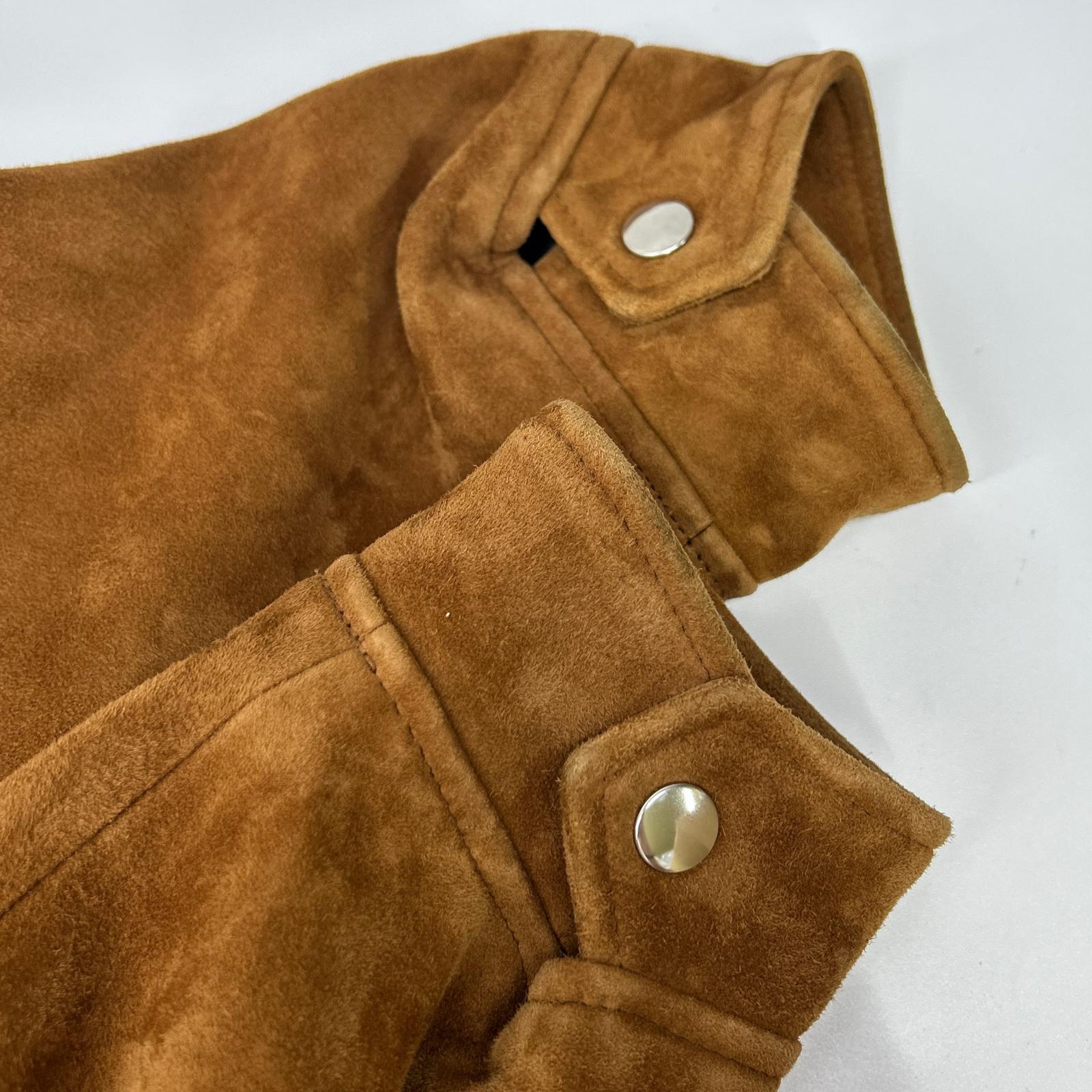 schott ショット 【別注】782-6150008 ブラウン ゴートスキン ブルゾン ジャケット ジャケット