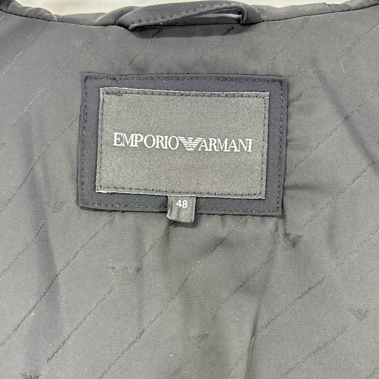 EMPORIOARMANI エンポリオアルマーニ 6L1BH5 1NNIZ 22FW ブラック Logo Hoodie Puffer Jacket ジャケット