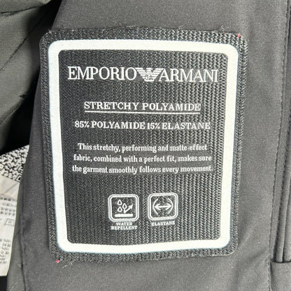 EMPORIOARMANI エンポリオアルマーニ 6L1BH5 1NNIZ 22FW ブラック Logo Hoodie Puffer Jacket ジャケット