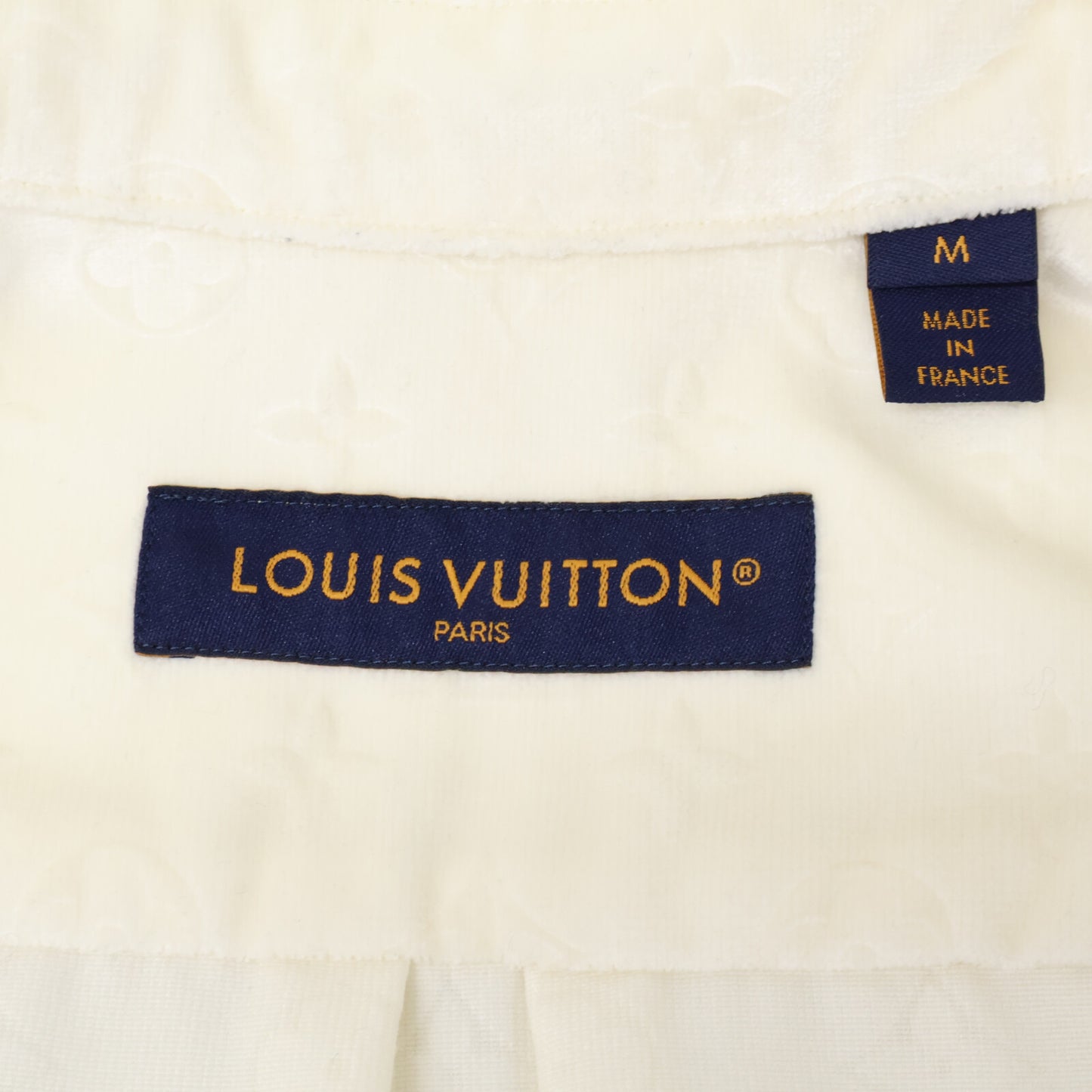 LOUIS VUITTON ルイヴィトン 【国内正規】RM222 PI0 HNS62W モノグラム ベルベット クラシックシャツ トップス