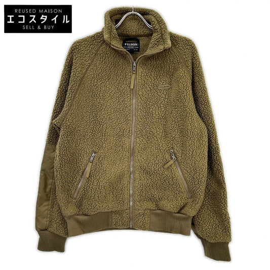 FILSON khaki shearling fleece jacket jacket