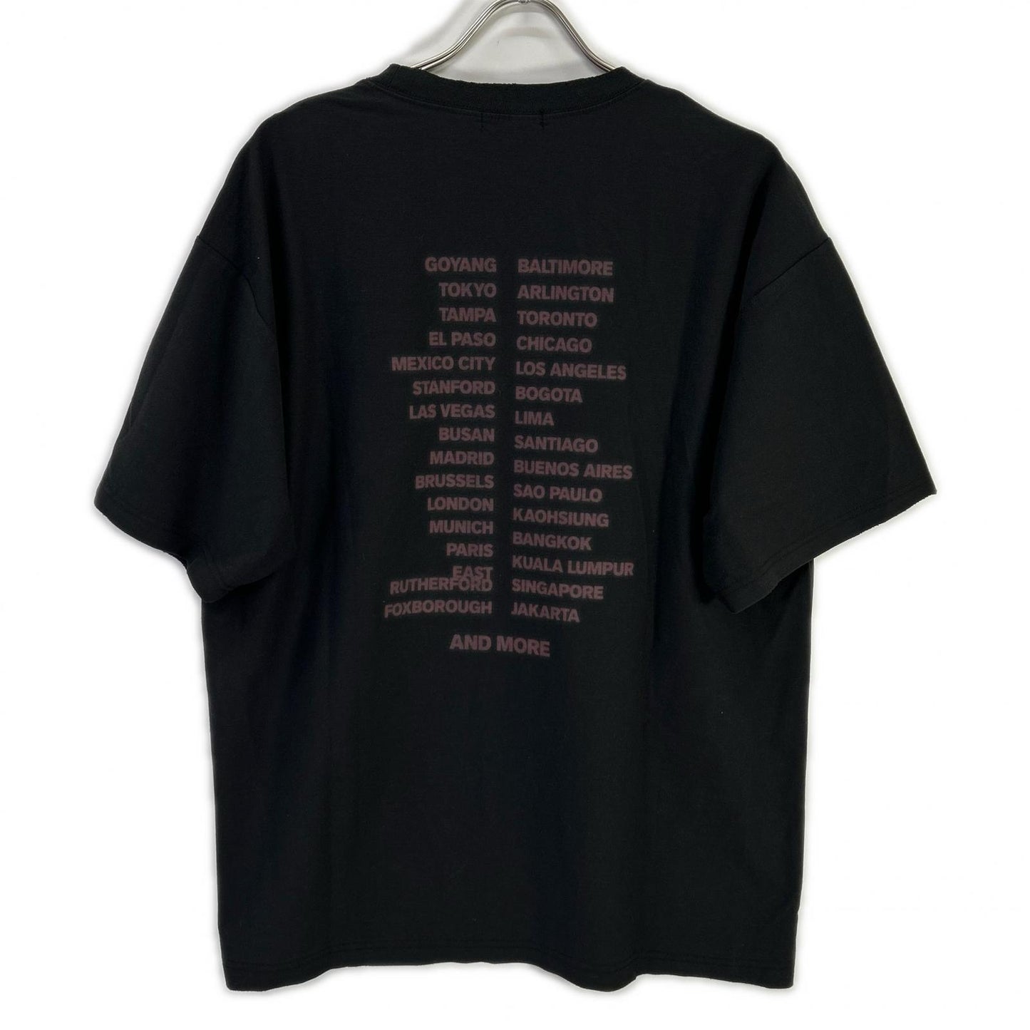 【BTS】ブラック ARIRANG T-SHIRT KOREA ヴィンテージ加工Tシャツ トップス