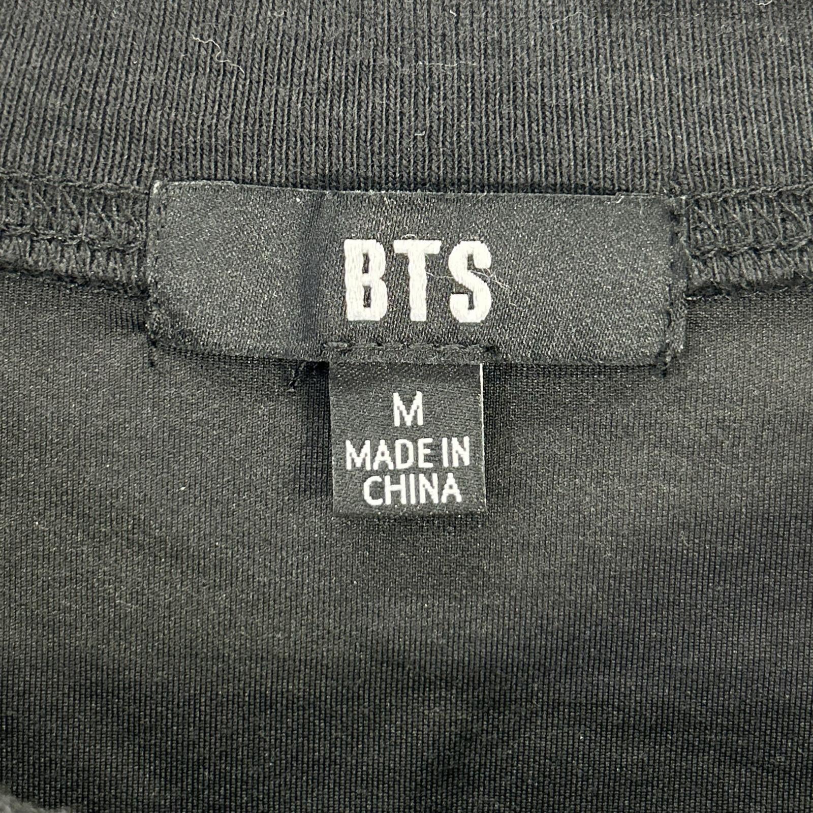 【BTS】ブラック ARIRANG T-SHIRT KOREA ヴィンテージ加工Tシャツ トップス