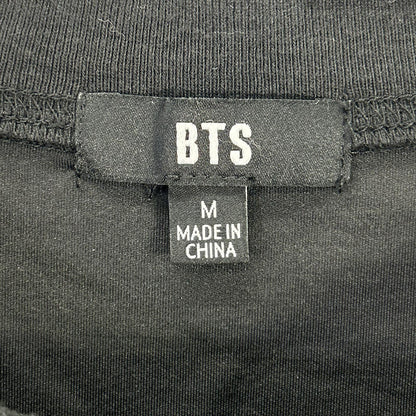 【BTS】ブラック ARIRANG T-SHIRT KOREA ヴィンテージ加工Tシャツ トップス