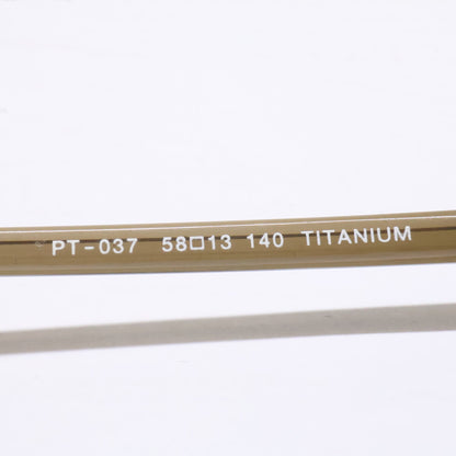 Ptolemy48 トレミーフォーティエイト 【美品】PT-037 BK TITANIUM ティアドロップ サングラス
