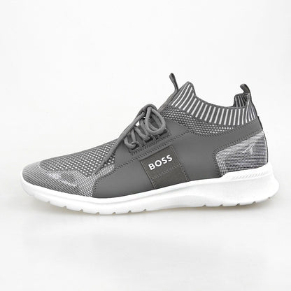 BOSS Boss Like New Extreme Run Knit Low-Top Sneakers Shoes Men's Gray 28.0cm 50498247 Shoes