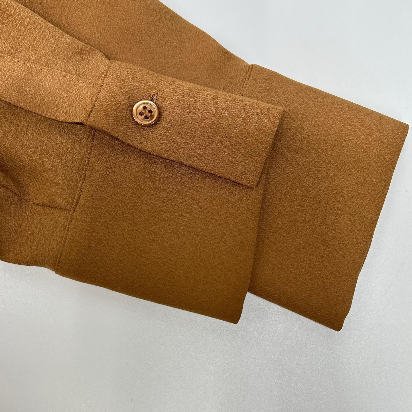 BEIGE ベイジ ブラウン MAKALU フリルブラウス トップス
