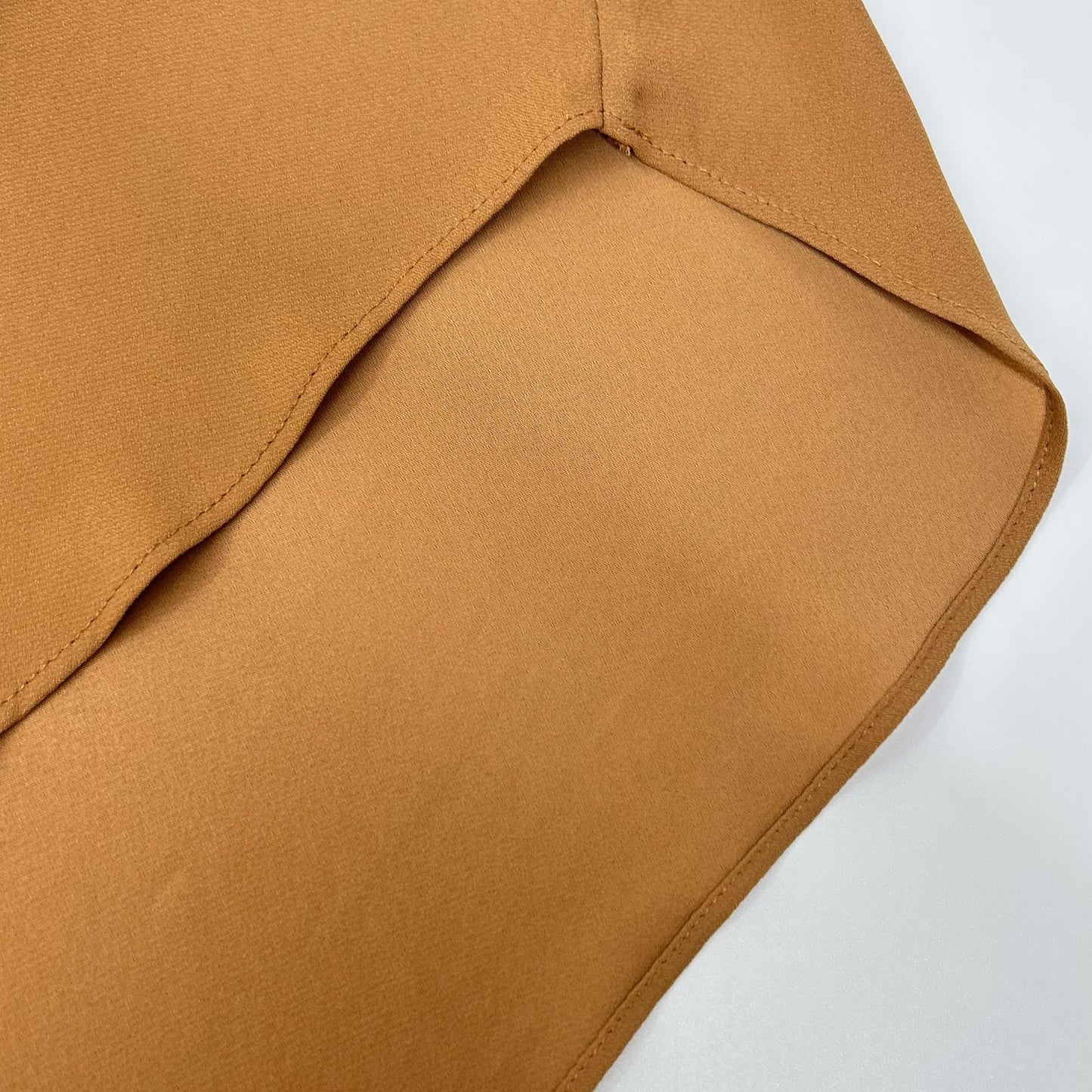 BEIGE ベイジ ブラウン MAKALU フリルブラウス トップス