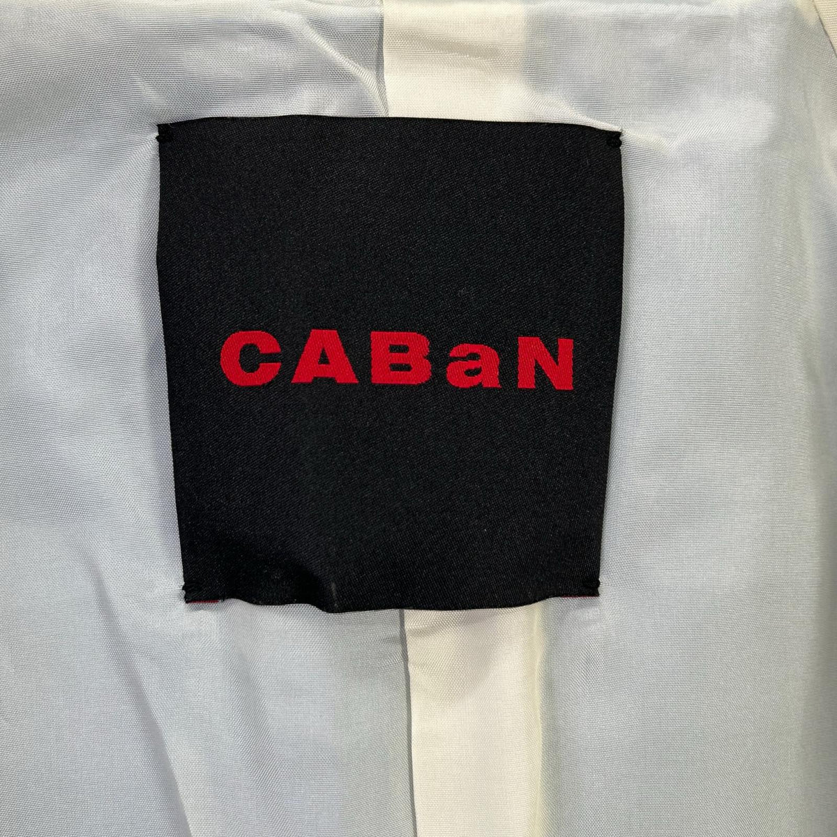 CABaN キャバン ライトブルー ウールギャバジン ショートトレンチコート コート
