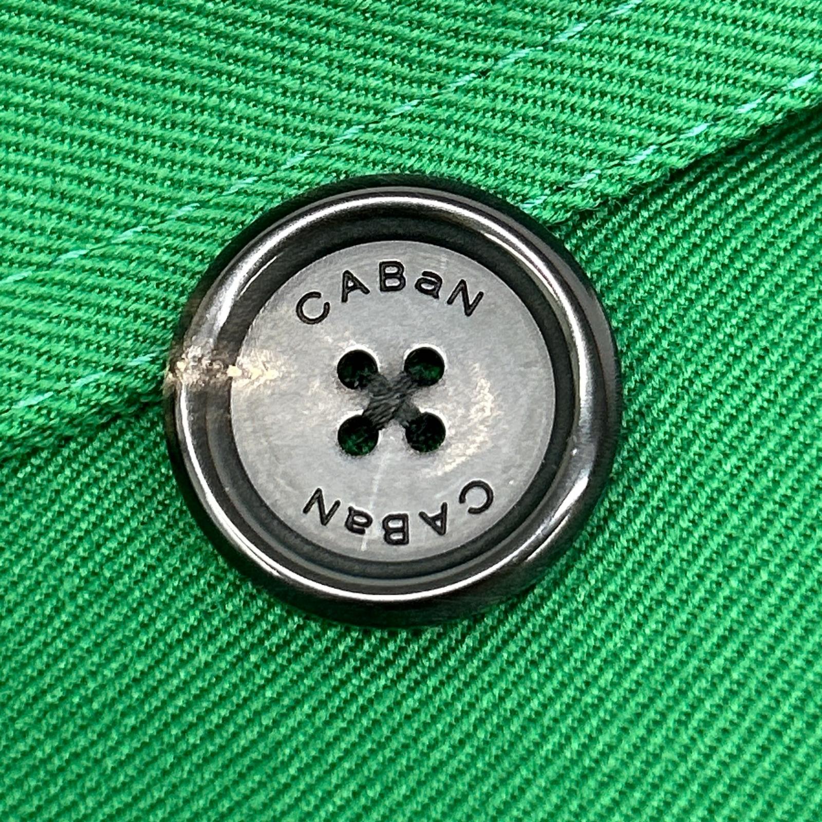 CABaN キャバン グリーン CABaN ウールギャバジン ロングトレンチコート コート