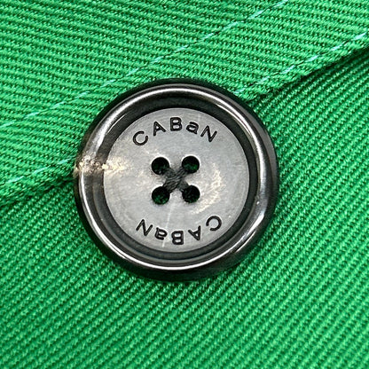 CABaN キャバン グリーン CABaN ウールギャバジン ロングトレンチコート コート
