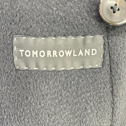 TOMORROWLAND トゥモローランド ブラック キャメル100 コロンボ ダブルコート コート