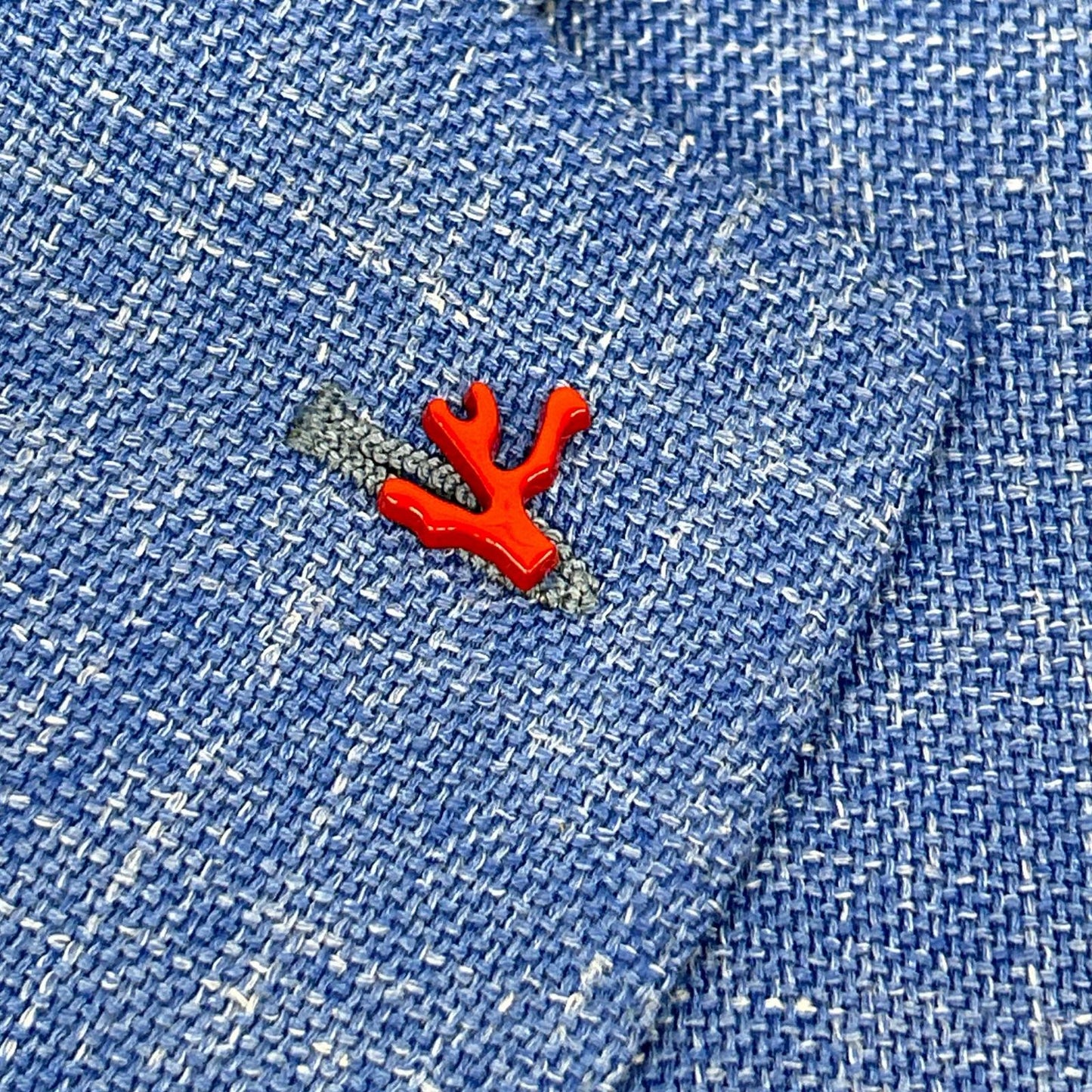 ISAIA イザイア SAILOR ブルー ウールシルクリネン 段返り 3B シングル ジャケット ジャケット