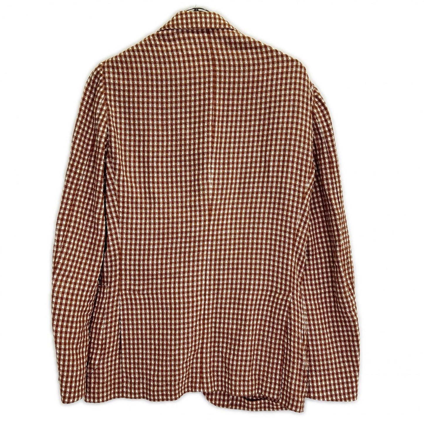 LARDINI ラルディーニ JG32903Q コットンリネン チェック シングル 3B 段返り ジャケット ジャケット
