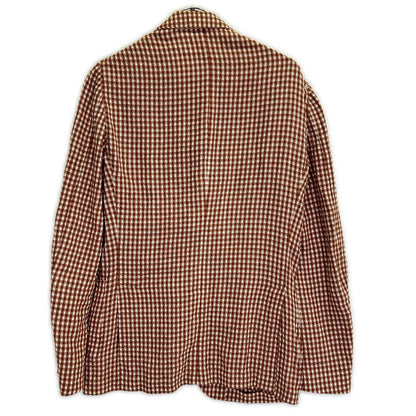 LARDINI ラルディーニ JG32903Q コットンリネン チェック シングル 3B 段返り ジャケット ジャケット