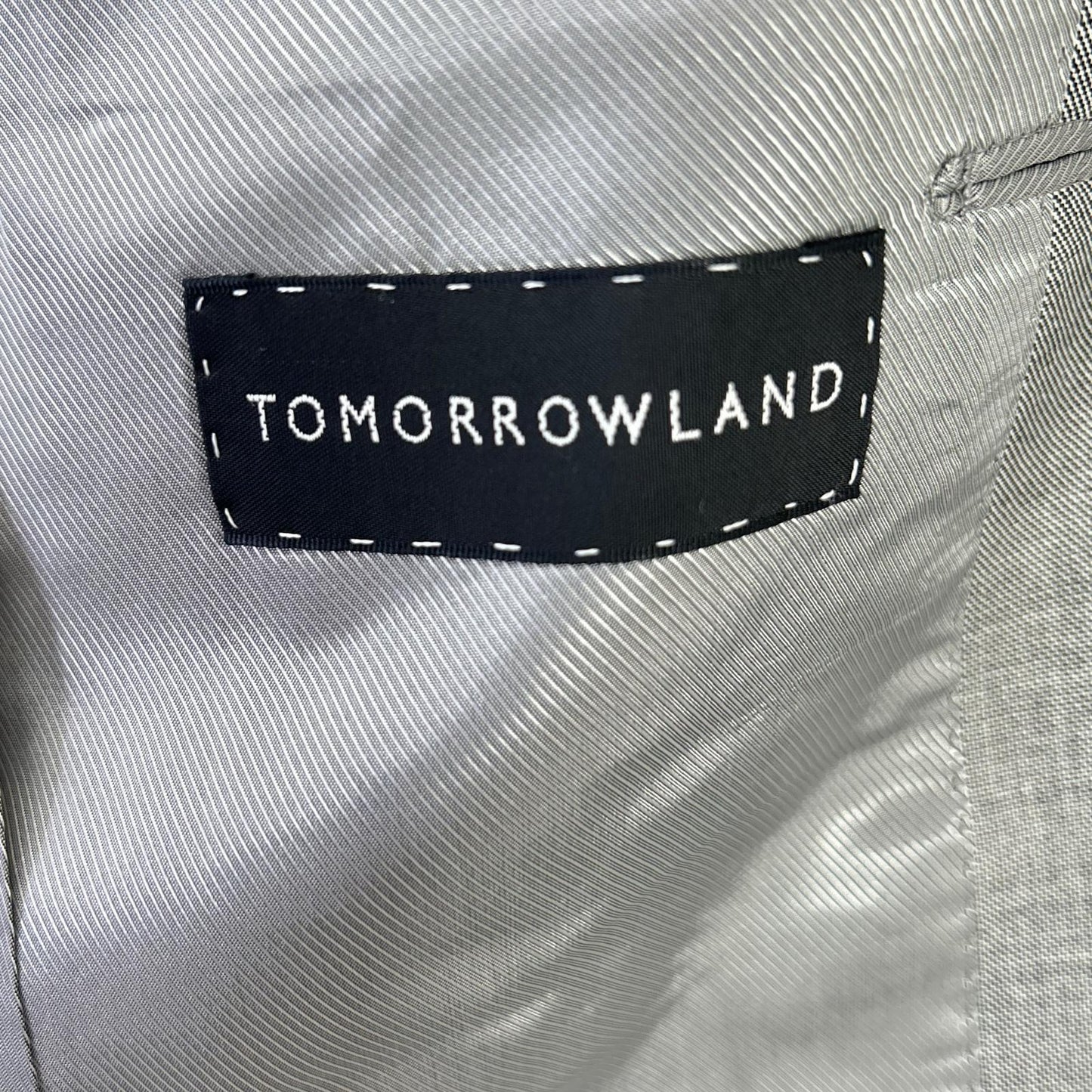 TOMORROWLAND トゥモローランド グレー ロロピアーナ スーパー170S シングルスーツ スーツ セットアップ