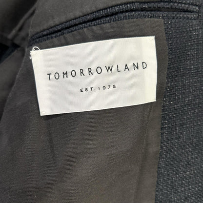 TOMORROWLAND トゥモローランド チャコール コットンペーパー シングル ジャケット ジャケット