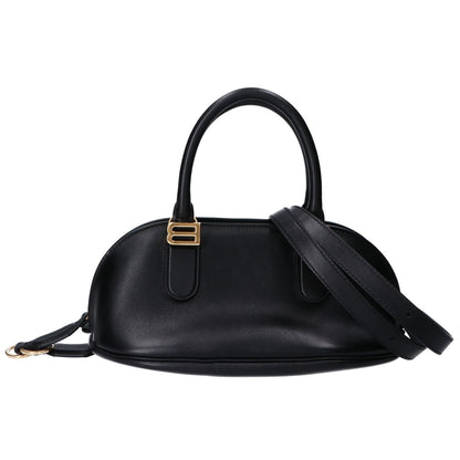BALENCIAGA バレンシアガ 868585 2026夏コレクション ショーピース ブラック Bolero スムースカーフ ボウリングバッグ ミニ ショルダーバッグ