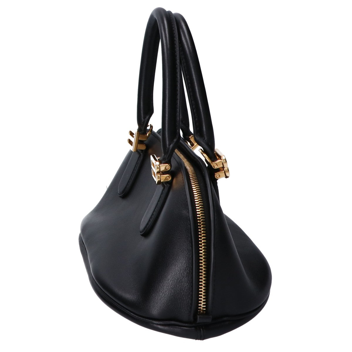 BALENCIAGA バレンシアガ 868585 2026夏コレクション ショーピース ブラック Bolero スムースカーフ ボウリングバッグ ミニ ショルダーバッグ