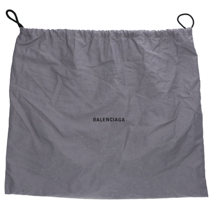 BALENCIAGA バレンシアガ 742942 メタリックカーフ シルバー クラッシュ XS トート トートバッグ