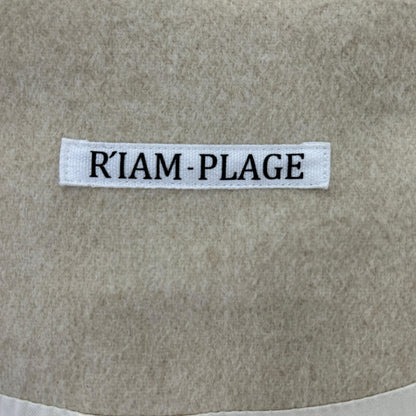 R'IAM-PLAGE リアムプラージュ 21年 アイボリー ウール ノーカラーコート コート