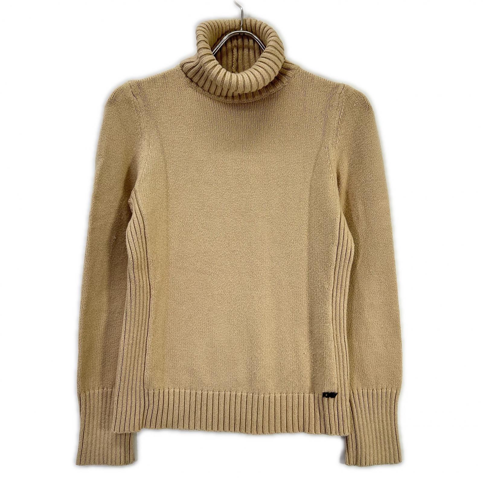 FOXEY NEW YORK フォクシーニューヨーク ベージュ エンジェルヘアコットン タートルネック トップス