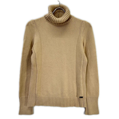 FOXEY NEW YORK フォクシーニューヨーク ベージュ エンジェルヘアコットン タートルネック トップス