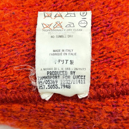 GUCCI グッチ 257.5055.7948 オールド レッド アルパカウール モヘア カーディガン トップス