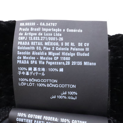 PRADA プラダ 【美品】2HC137 13I4 トライアングルロゴ コーデュロイ バケットハット 帽子