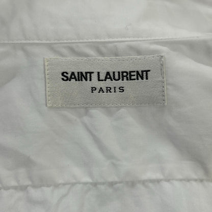 SAINT LAURENT PARIS サンローランパリ 19年 599213 ホワイト コットン 長袖シャツ トップス