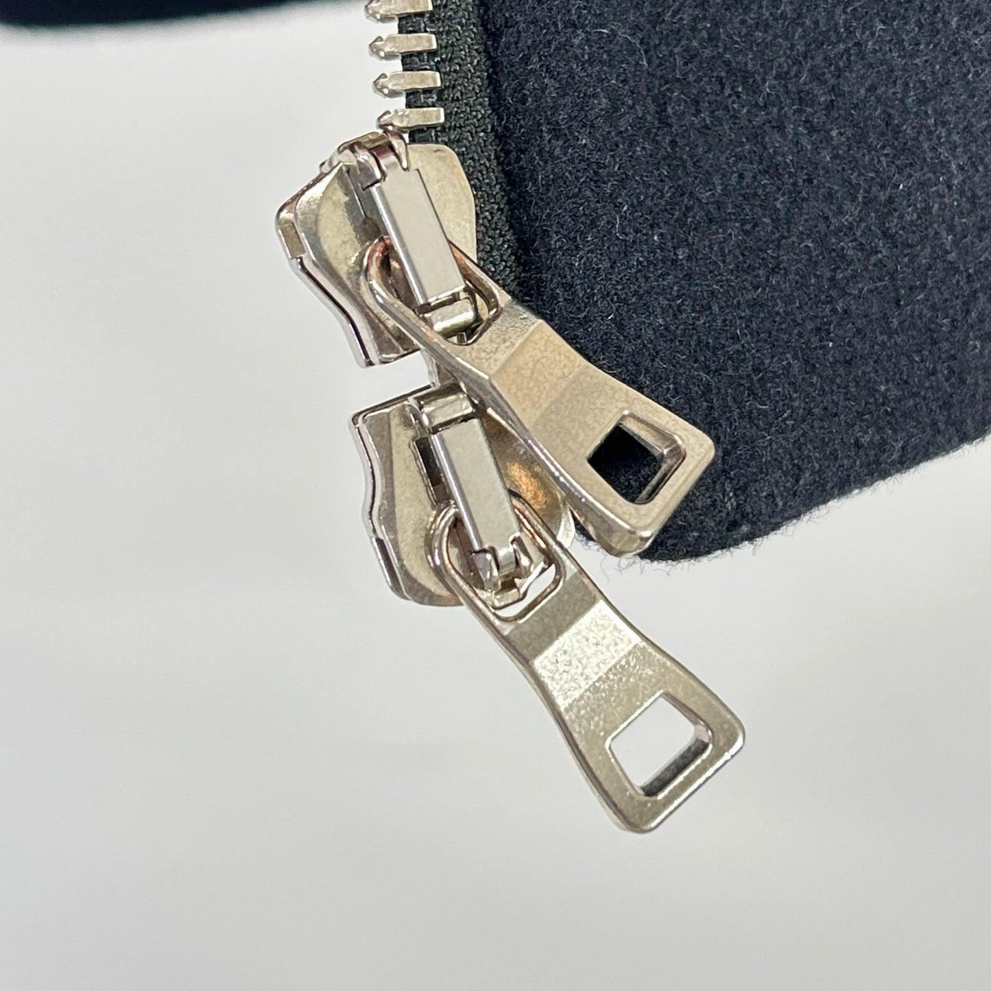 BALMAIN バルマン W8H3098T388 ネイビー ウール ダブル ピーコート コート