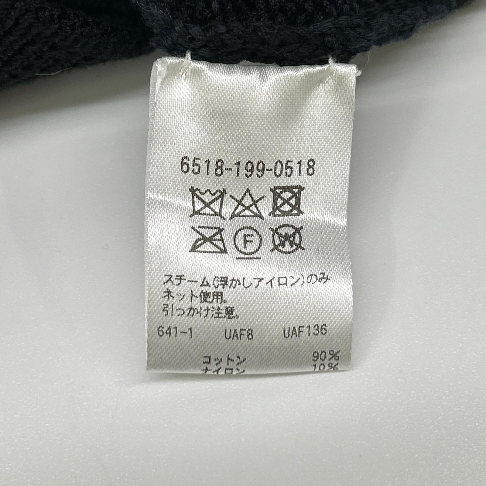 DRAWER ドゥロワー 6518-199-0518 ネイビー コットン ニット トップス