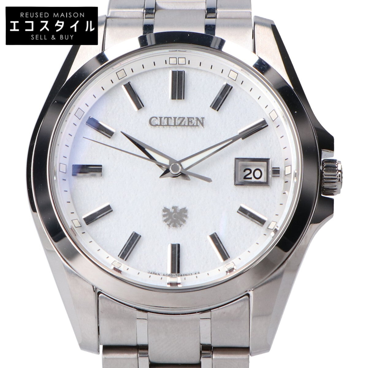 CITIZEN シチズン 新品同様 AQ4091-56L ザ・シチズン 白和紙文字盤 エコドライブ ソーラー 腕時計