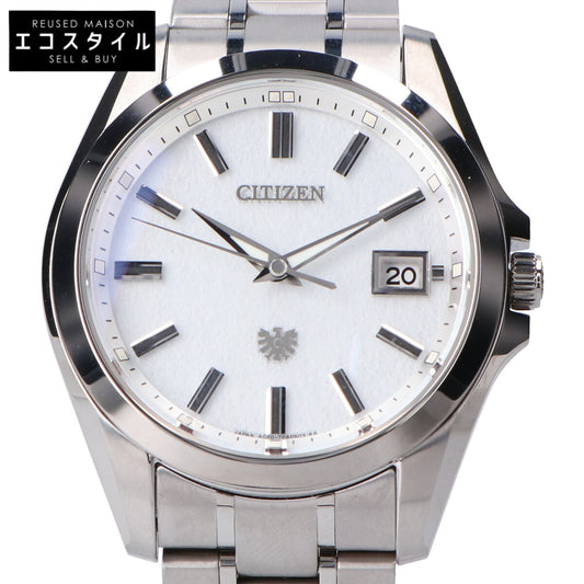 CITIZEN シチズン 新品同様 AQ4091-56L ザ・シチズン 白和紙文字盤 エコドライブ ソーラー 腕時計