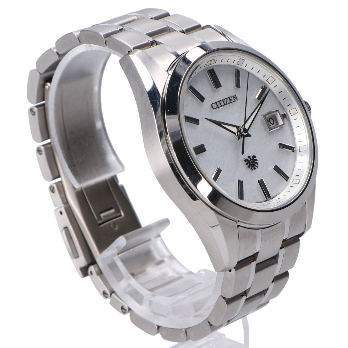 CITIZEN シチズン 新品同様 AQ4091-56L ザ・シチズン 白和紙文字盤 エコドライブ ソーラー 腕時計