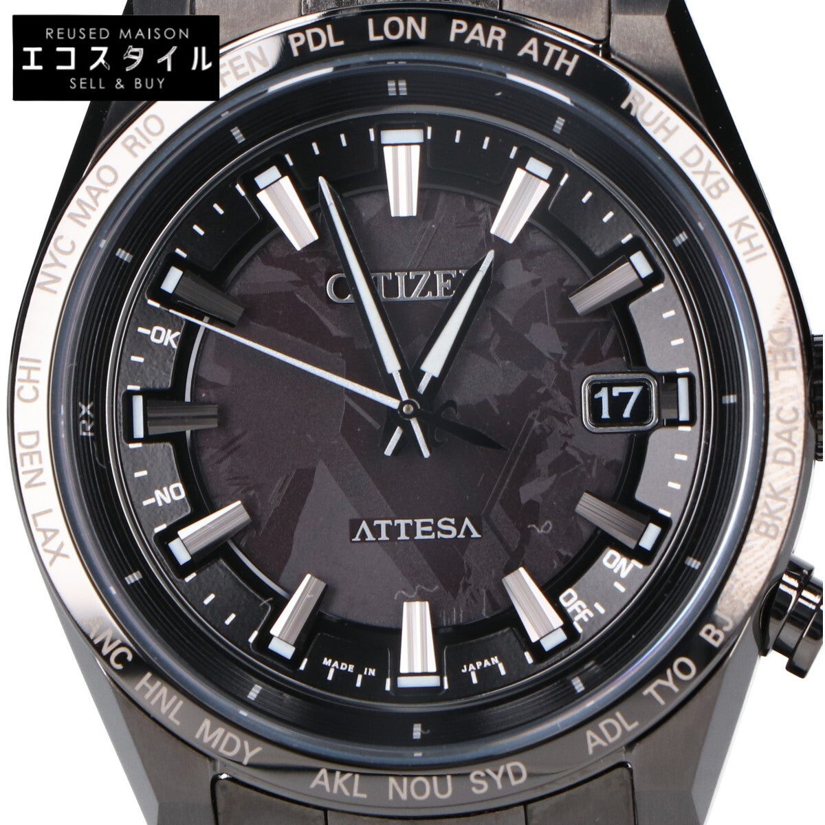 CITIZEN シチズン 【美品】CB0285-63E H145 ACT Line HAKUTO-Rコラボレーションモデル エコ・ドライブ電波 腕時計
