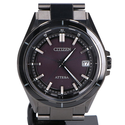 CITIZEN シチズン 【新品同様】CB3035-72E H128 ACT Line ブラックチタンシリーズ ATTESA アテッサ エコ・ドライブ電波 腕時計
